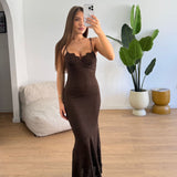 Abito Dafne 25985 - MARRONE