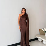 Abito Esther 27548- MARRONE