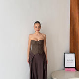 Corpetto Kenya 11865 - MARRONE