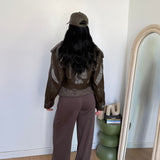 Giubbino Layla 6675-MARRONE