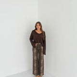 Maglia Matilda ultralight JUSTWEST 183-MA- MARRONE