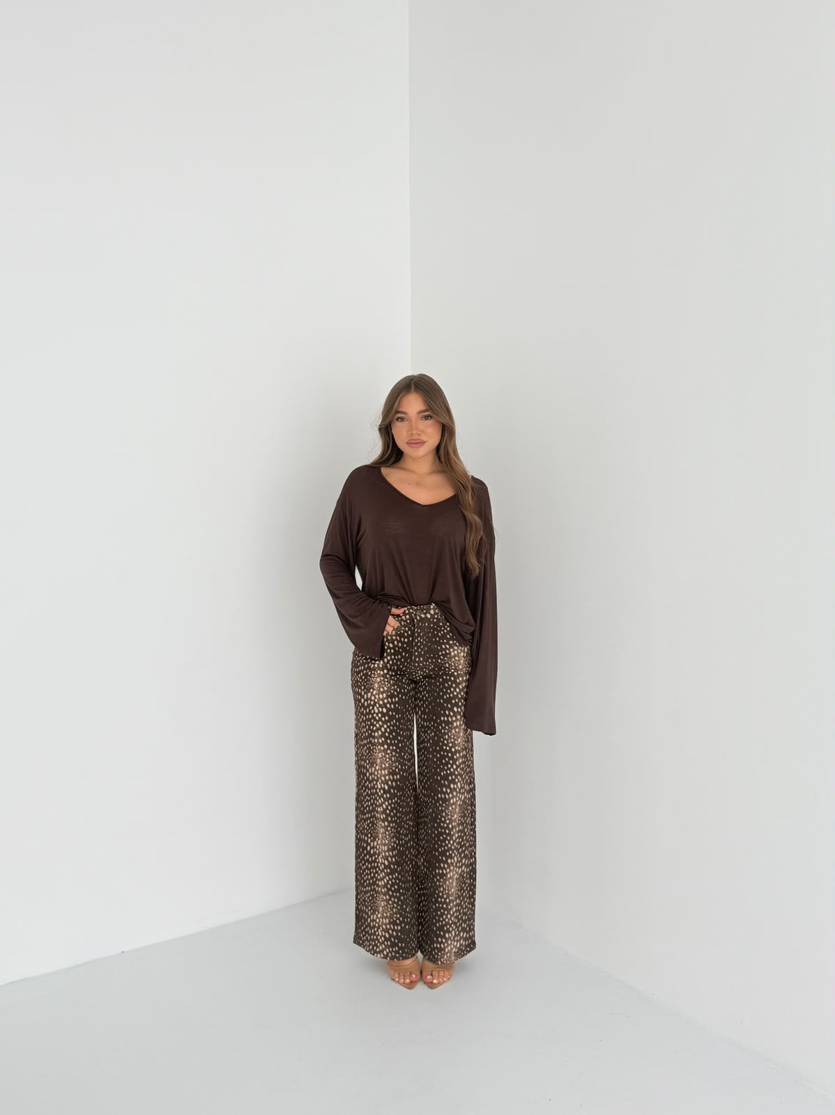 Maglia Matilda ultralight JUSTWEST 183-MA- MARRONE