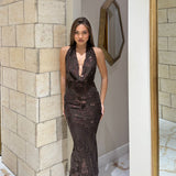 Abito Shine 27084 - MARRONE