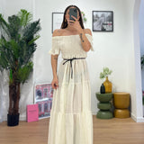 Abito Lyna 6393 - BIANCO