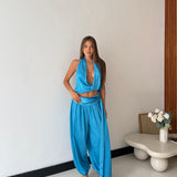 Coordinato Charlotte 10328-1- CELESTE