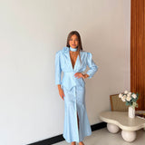 Abito Cassie 27891- CELESTE