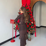 Abito Charlie 14507 - MARRONE