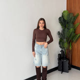 Bermuda Bea 5820 - DENIM CHIARO