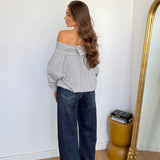 Maxi Felpa Éclat 97037-GRIGIO