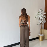 Pantalone Faye 24205-MARRONE