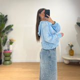 Giubbino Blanche 2971-CELESTE