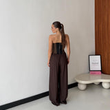 Corpetto Kenya 11865 - MARRONE