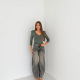 Jeans Madison F637 - SABBIATO
