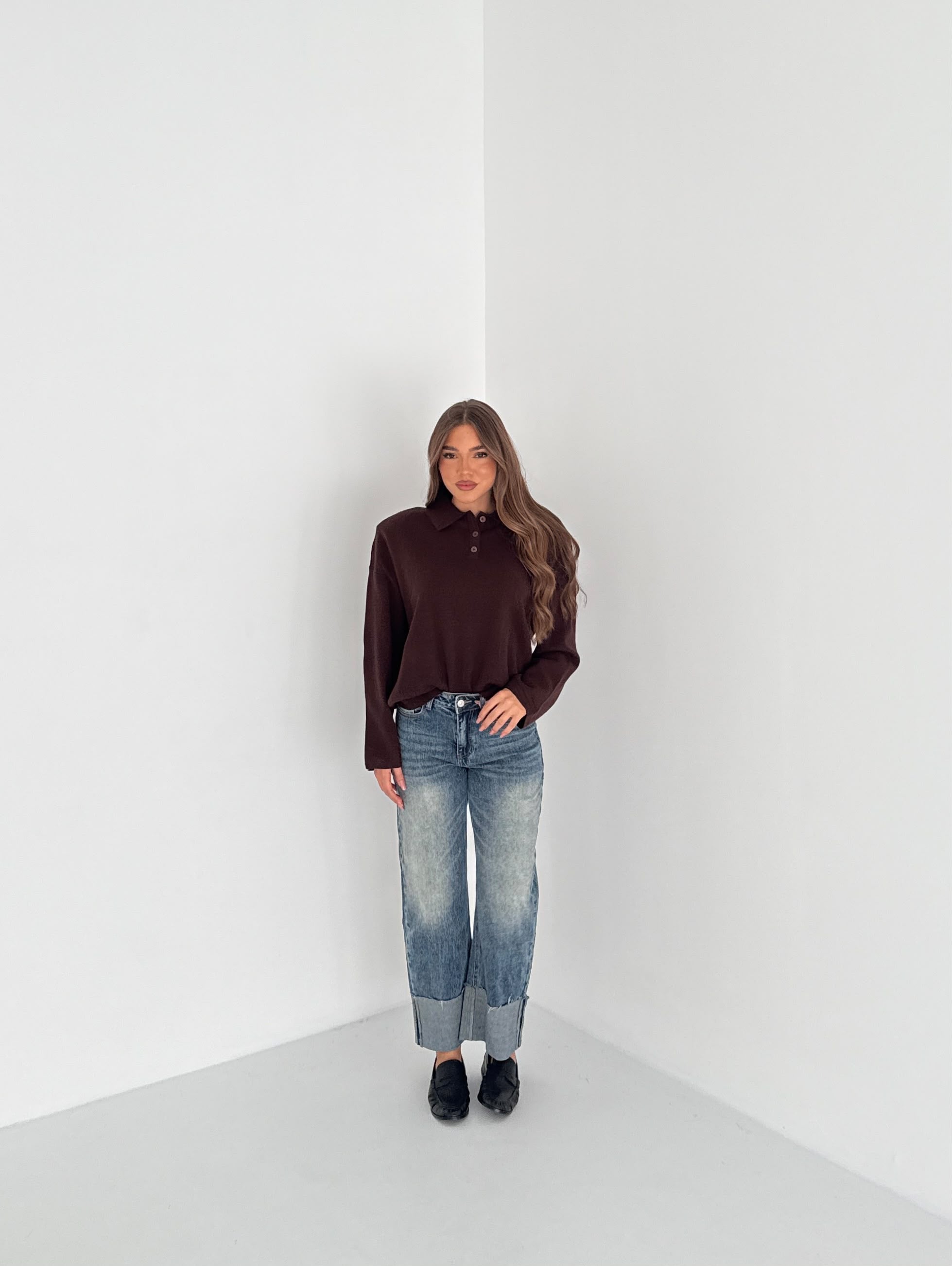 Maglioncino Coralie 5557- MARRONE