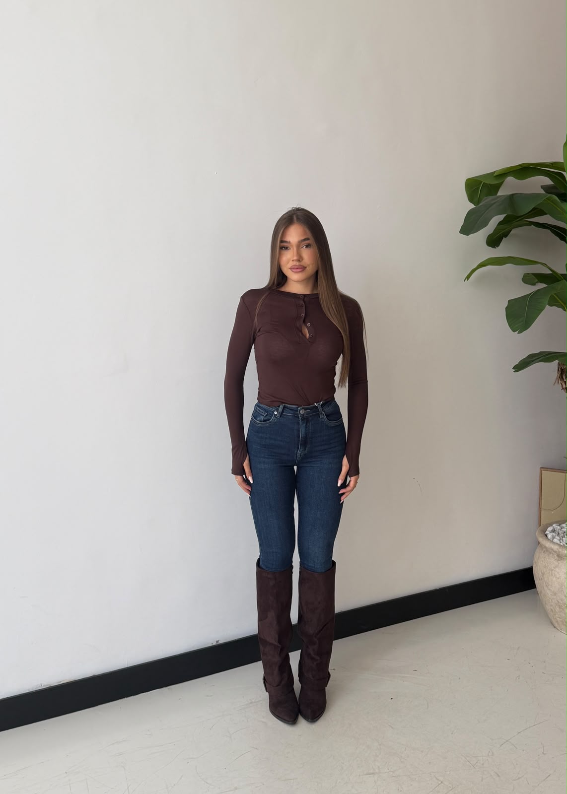Maglia Very 5548 - MARRONE