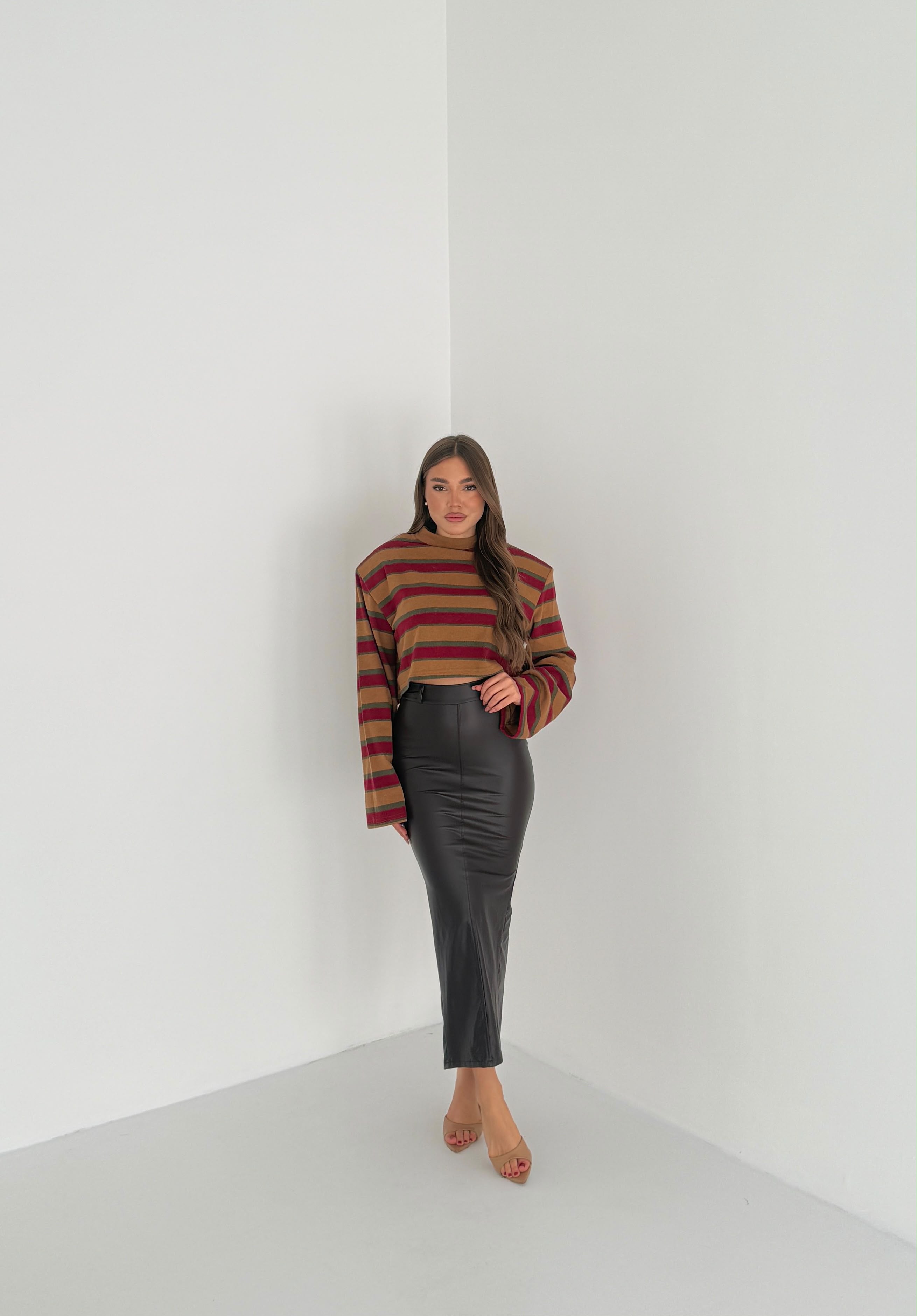 Maglia Madeline JUST WEST 181-MA - CAMEL