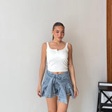 Shorts Khales 52576 - DENIM CHIARO