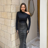 Gonna Ninfea 19539-NERO