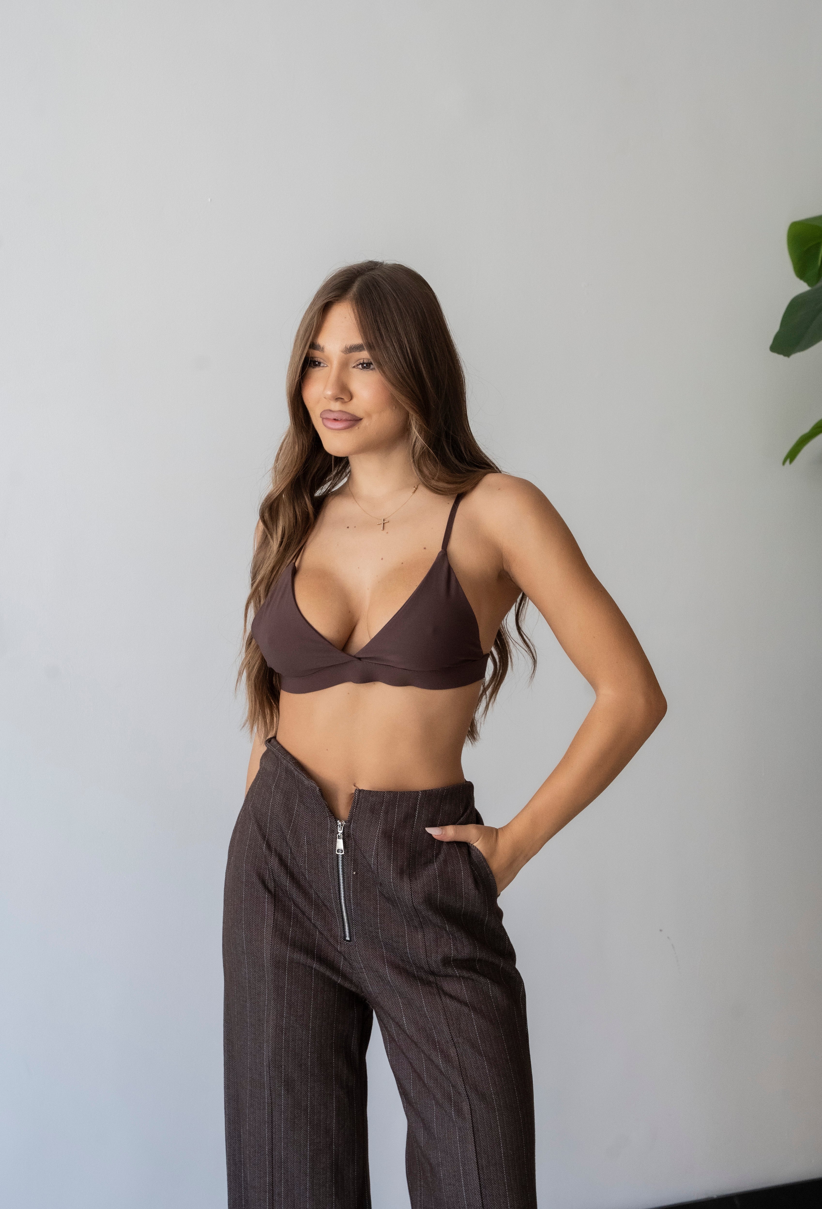 Bralette Daisy 16201 - MARRONE