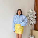 Camicia Flora 2.0 - CELESTE