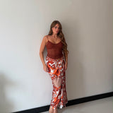 Pareo Brielle 131301- ARANCIO/RAME