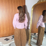 Jeans Flawers P12616-CUOIO