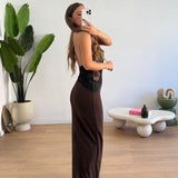 Abito Luisa 14279-MARRONE