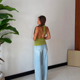Top Brianna 42224- PISTACCHIO