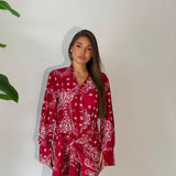 Coordinato Bandana 28239- ROSSO