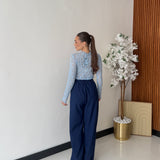 Pantalone Adele 9245 - BLU