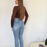 Jeans skinny Nessie 7714-DENIM CHIARO