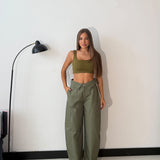 Pantalone Isabeau 02712- V.MILITARE