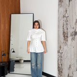 Bustino Clelia 6901- BIANCO