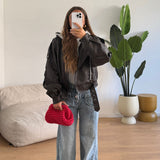 Giubbino Yari 16162-MARRONE