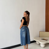 Bermuda Chleo 8737- DENIM