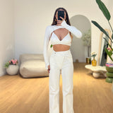 Jeans Shaty  8797 - BIANCO