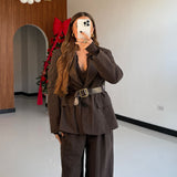 Giacca Robyn 2688-MARRONE