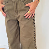 Jeans Amie 10692 - VERDE MILITARE