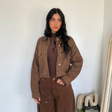 Giubbino Brookes YX509-MARRONE