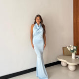 Abito Nylah 6884 - CELESTE