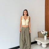 Pantalone Sasha 19530 -  VERDE MILITARE