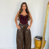 Pantalone Brooke 11965-MARRONE