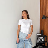 Shirt Billie JUSTWEST JW1918 - BIANCO