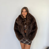 Pelliccia Lorena 68333-MARRONE