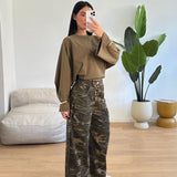 Maxi maglia Lolly 45252/2643-V.MILITARE