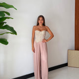 Pantalone Mya 19555- ROSA ANTICO
