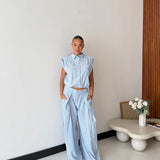 Coordinato Nerissa JW1951-01- CELESTE
