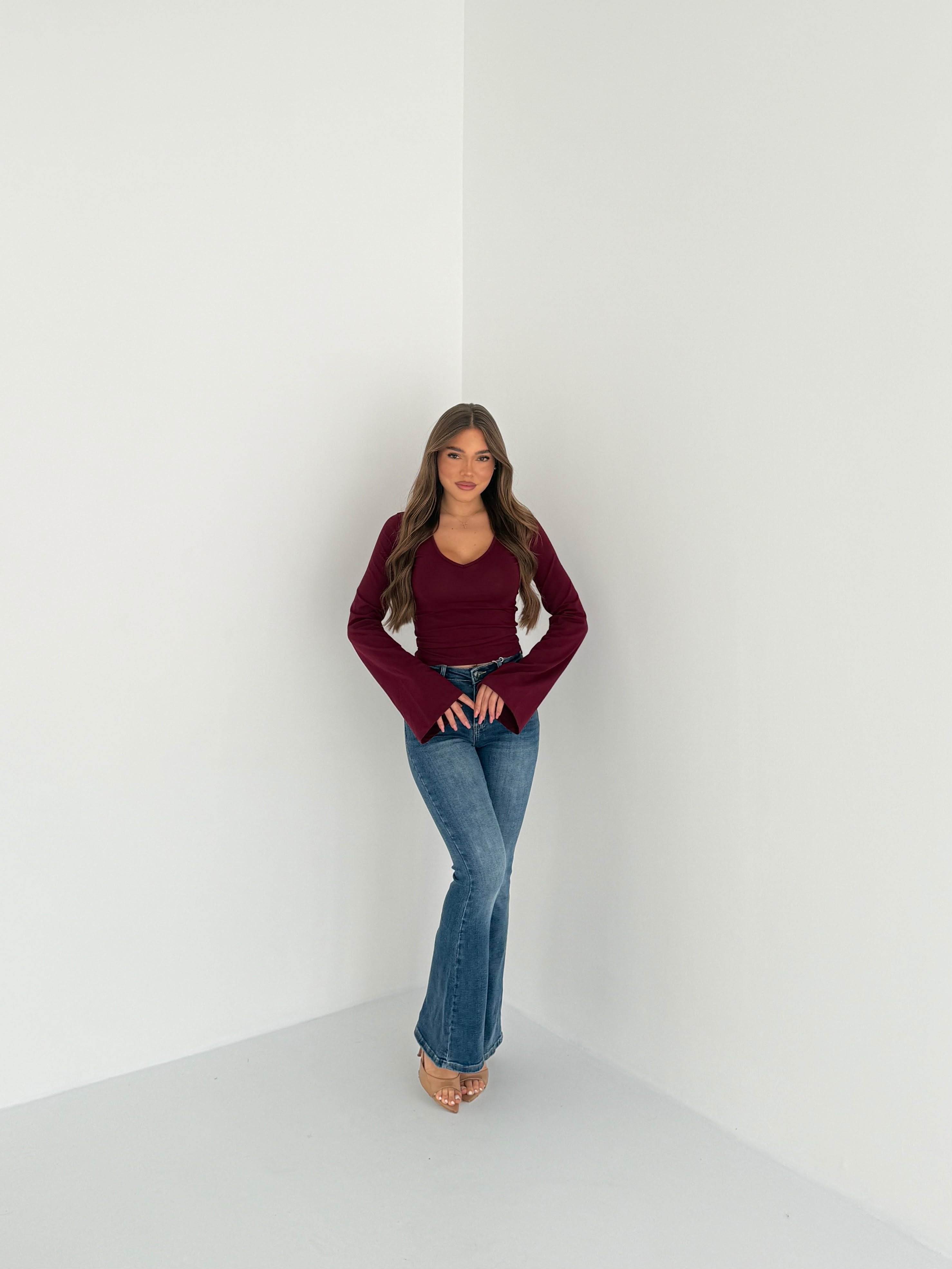 Maglia Eloise 174 JUST WEST - WINE