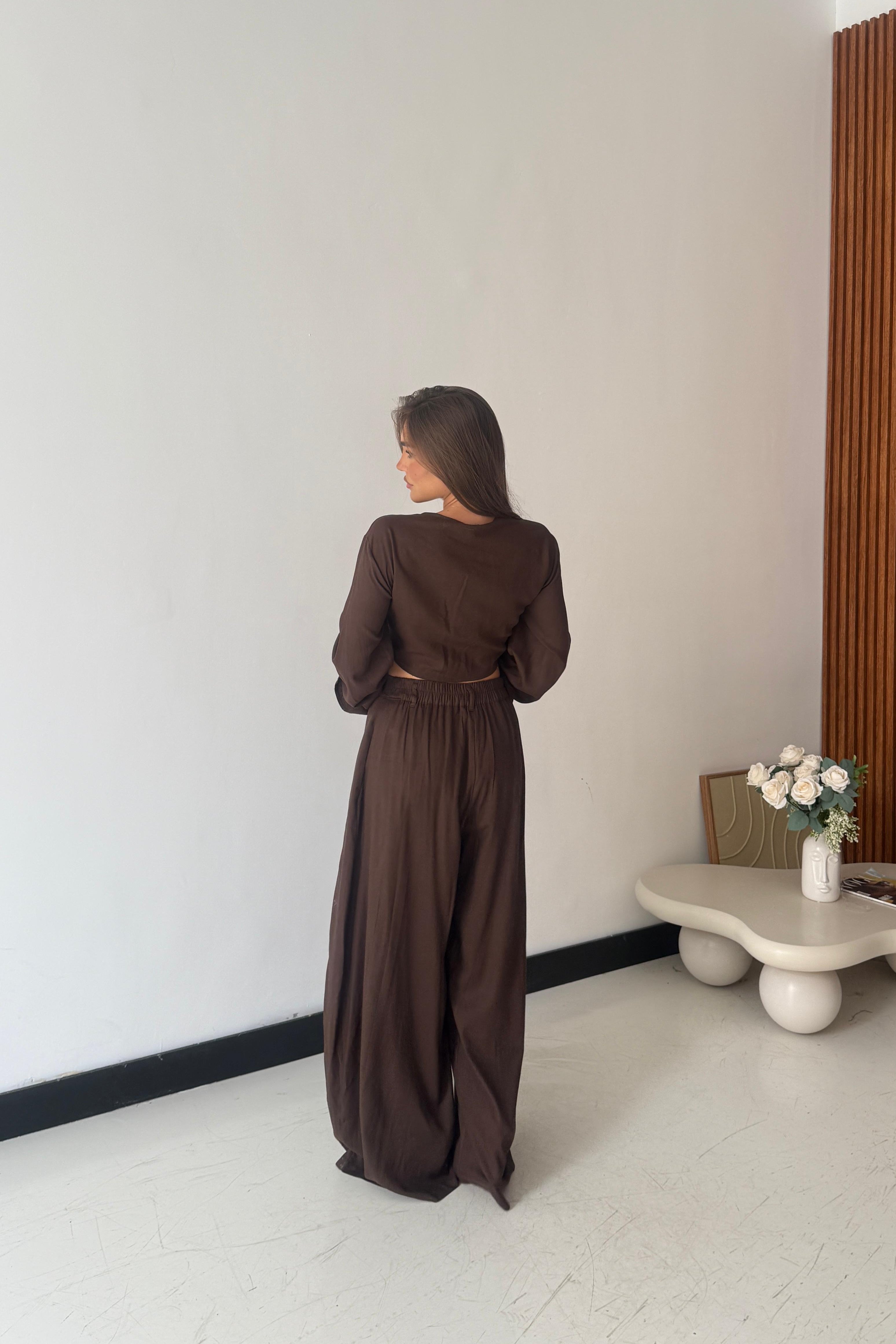 Coordinato Tanya 1974- MARRONE