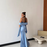 Abito Claire 6763 - CELESTE